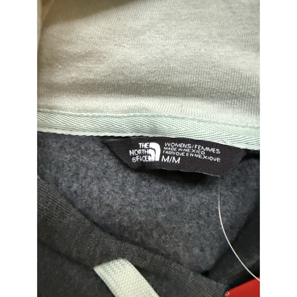THE North Face Half Dome Pullover Hoodie Womens Sz M Medium Green Two‎ Tone NWT - Picture 3 of 7